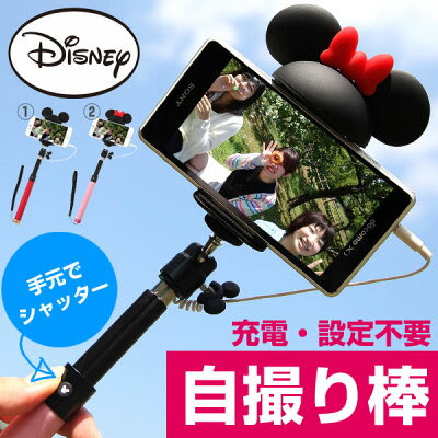 ミッキー ミニーの自撮り棒 ディズニーグッズ ディズニーグッズカタログ