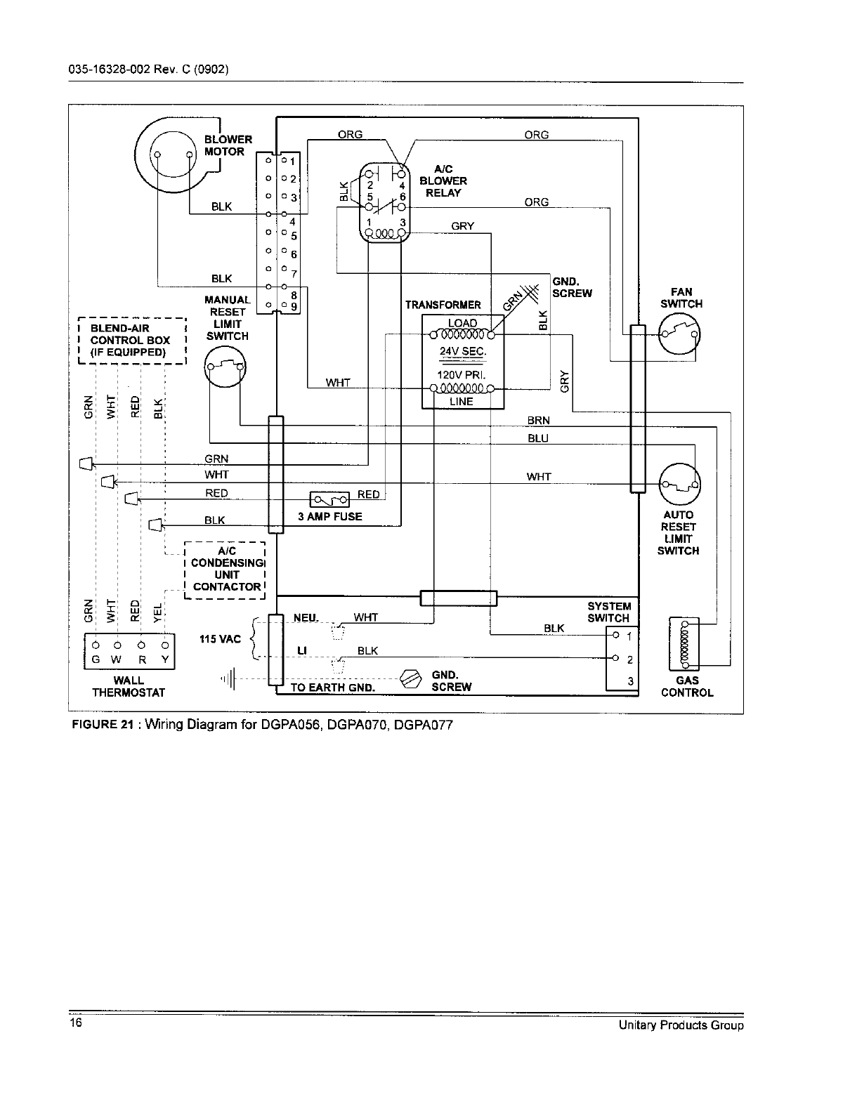 .york furnace wiring diagram wiring diagram sheet just push the gallery or if you are interested in similar gallery of york thermostat wiring diagram york furnace wiring diagram wiring. Page 16 Of York Furnace Dgaa056bdta User Guide Manualsonline Com