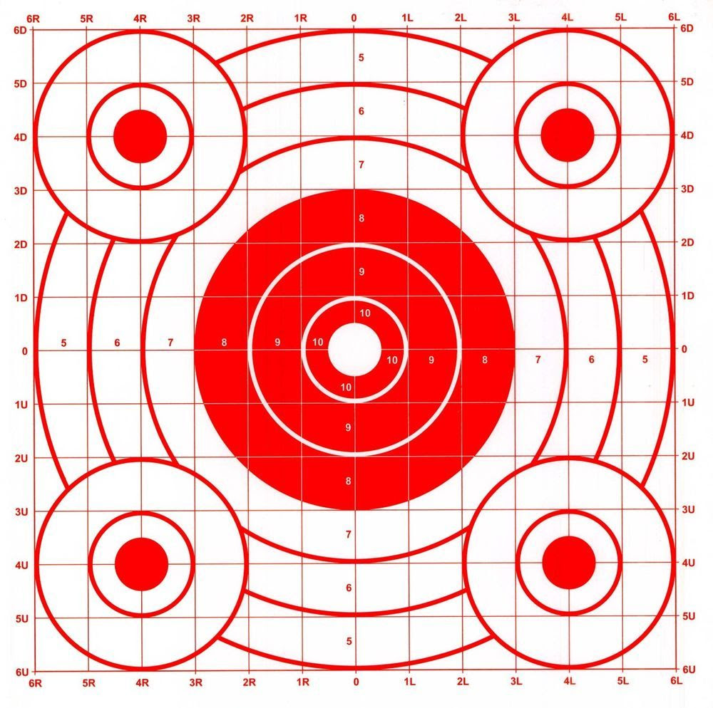 printable shooting targets 85 x 11 calendar june