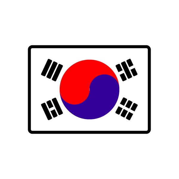 ぜいたく韓国 国旗 イラスト 手書き かわいいディズニー画像