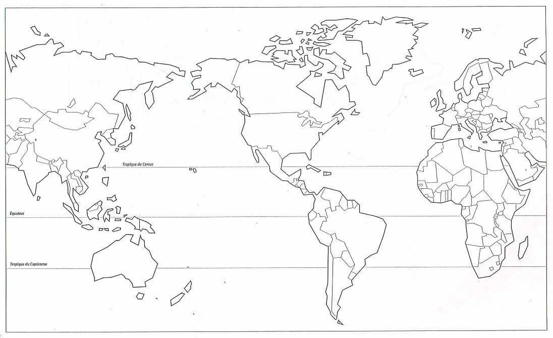 25 Frais Carte Du Monde à Imprimer