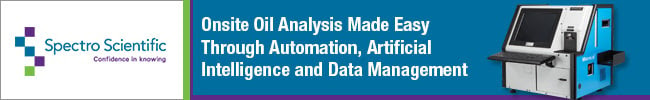 Onsite Oil Analysis Made Easy Through Automation, Artificial Intelligence and Data Management