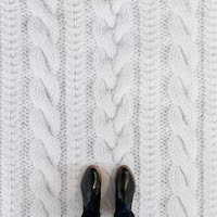 White Knit | Knit Effect Vinyl Flooring