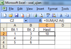 Contoh Grafik Nilai Guna - Contoh Blue