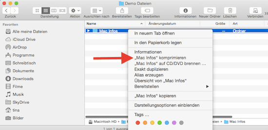 Entpacken sie ihre ordner und dateien per zip und erstellen sie einen komprimierten ordner für sie. Wie Man Eine Zip Datei Am Mac Erstellt Mac Tutorial Fur Einsteiger