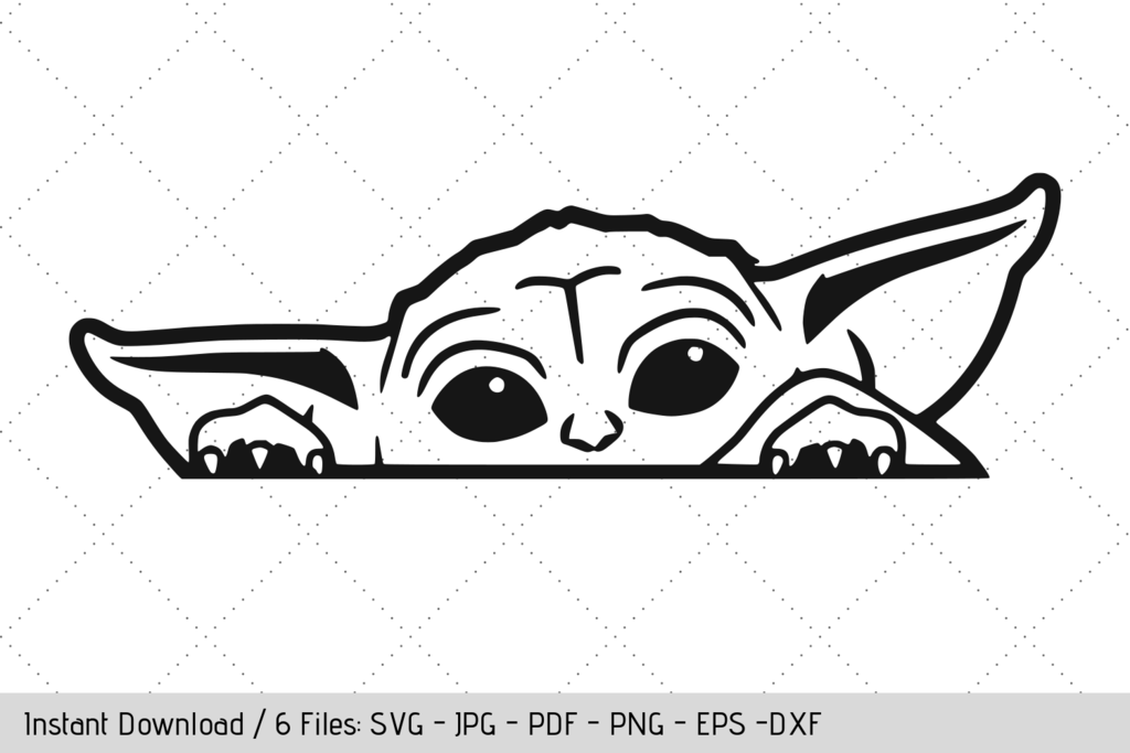 Download 343 Cartoon Baby Yoda Svg Free Svg Png Eps Dxf File