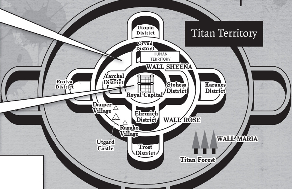 Attack On Titan Map Of Walls Maping Resources