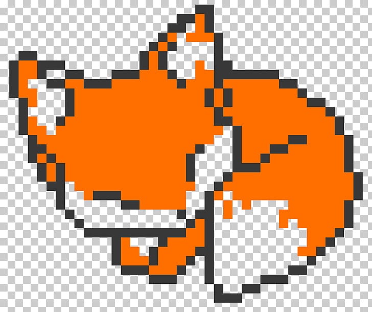 Pixel Art Grid Cute Fox - Pixel Art Grid Gallery