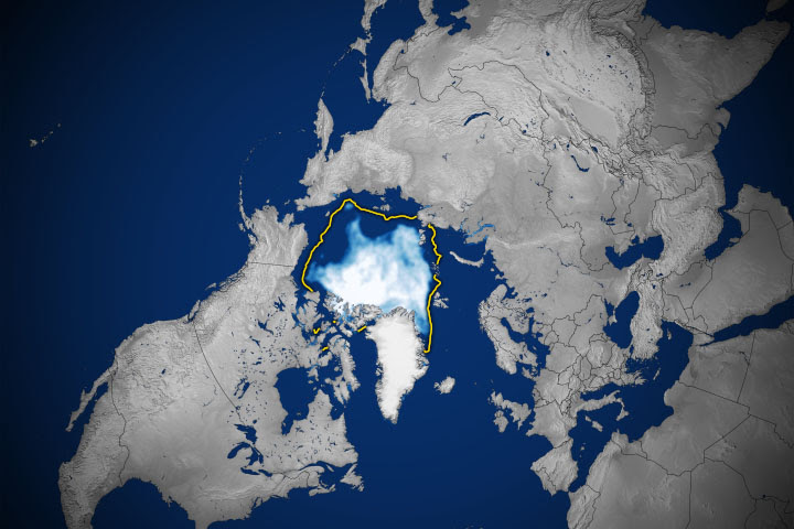 Arctic Sea Ice Tied for 10th-Lowest on Record