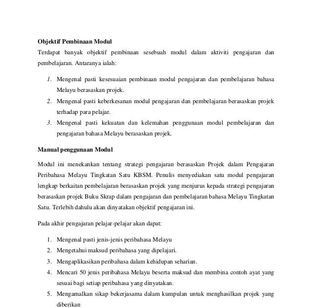 Contoh Buku Skrap Bahasa Melayu Tingkatan 1 - Contoh Oi