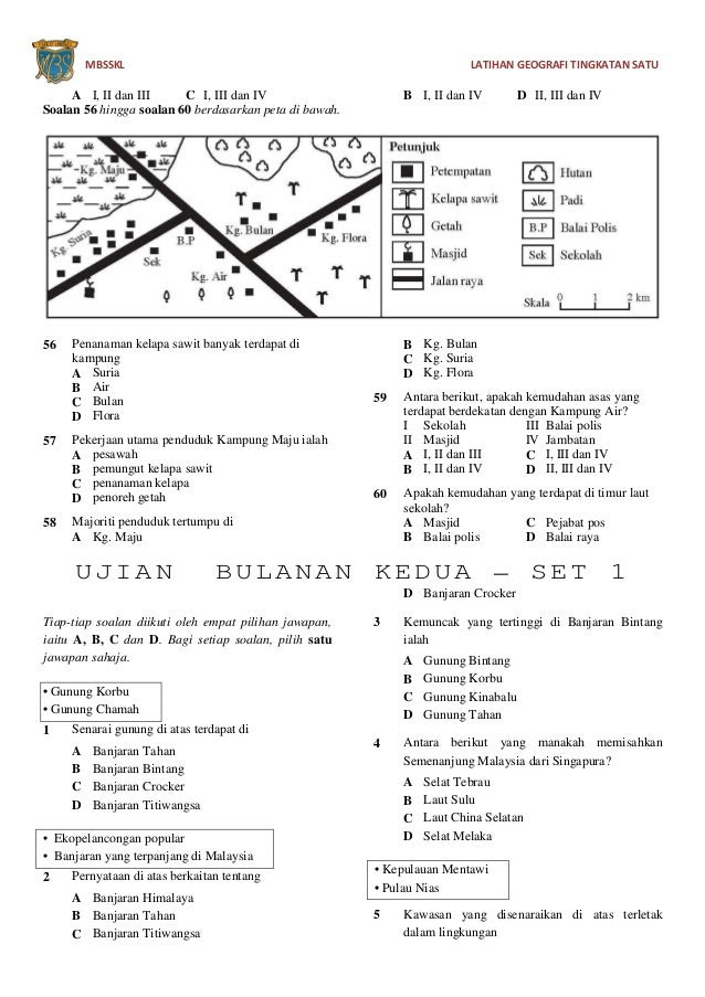 Contoh Soalan Bahasa Inggeris Tingkatan 4 Kertas 1 