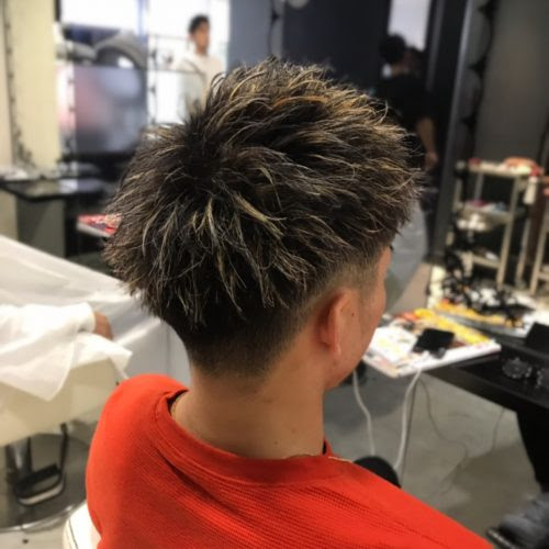 美しい メンズ 短髪 メッシュ 人気 髪型