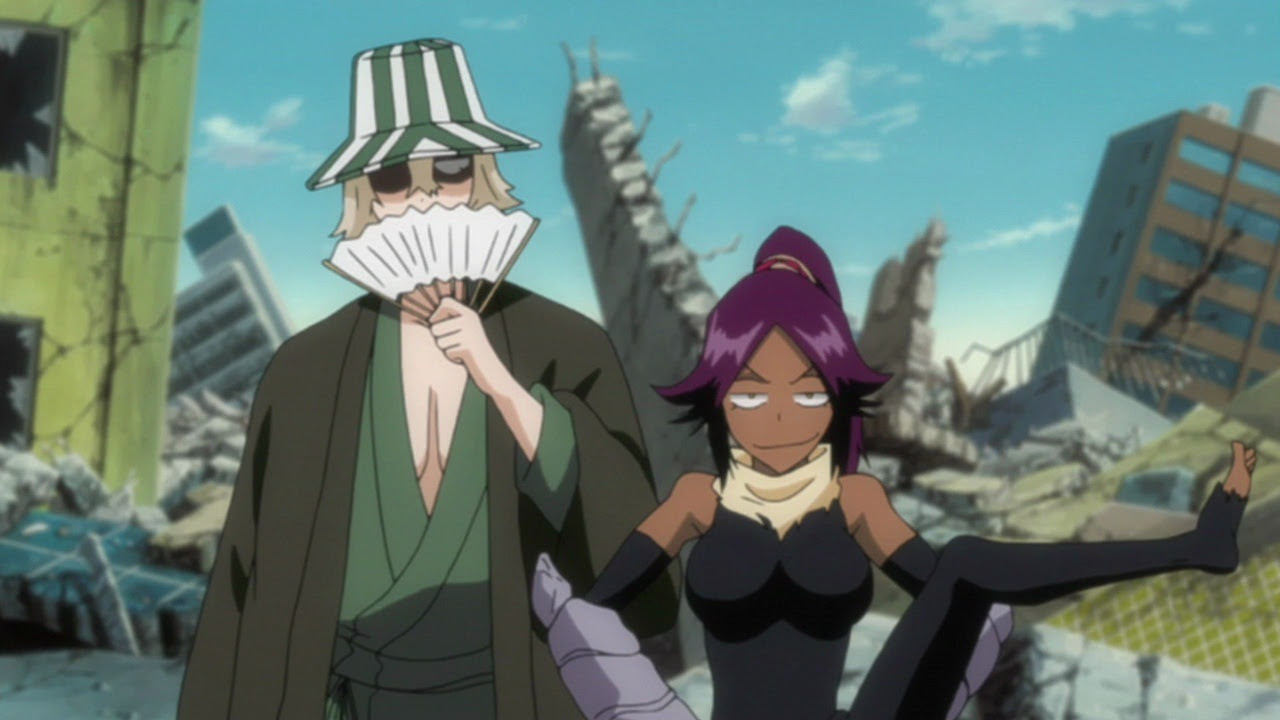 Check spelling or type a new query. Yoruichi Shihoin And Kisuke Urahara Bleach Anime Hintergrund 18015398 Fanpop