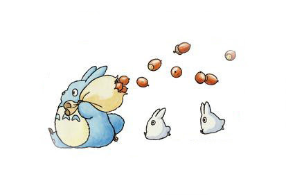 トップ100どんぐり トトロ イラスト 簡単 ただのディズニー画像