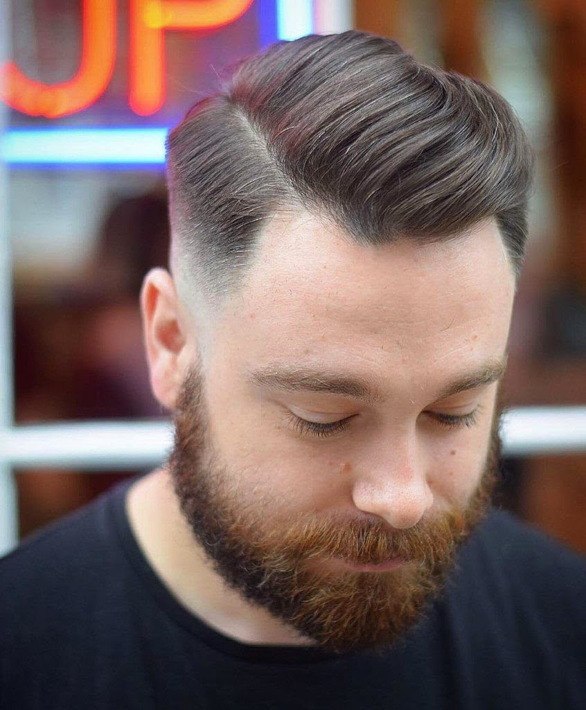 This style has a high fade on the sides with a bald fade around the ear that tapers up to a longer mop on top. 15 Mens Hairstyles For Receding Hairline Hairdo Hairstyle