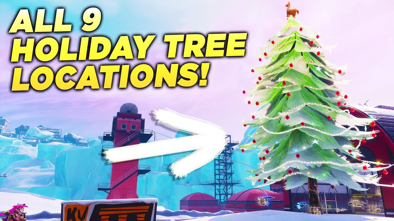 Critique: Holiday Tree Locations In Fortnite Battle Royale - 1280 x 720 jpeg 183kB