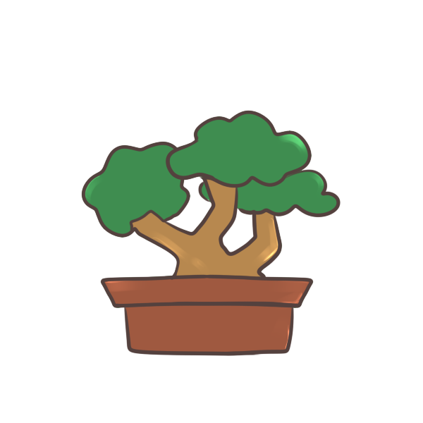 動物画像無料 驚くばかり盆栽 イラスト かわいい