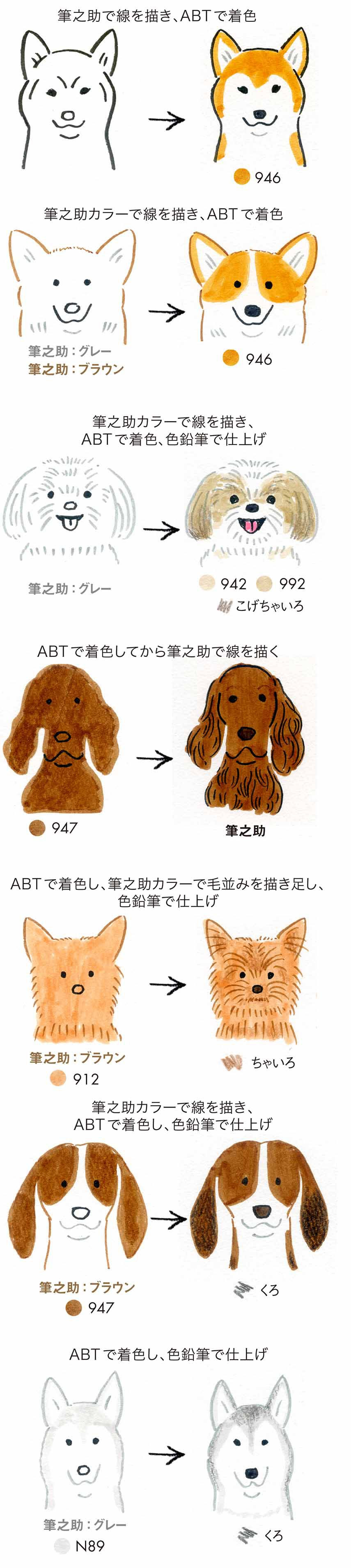 印刷 横向き 犬 横顔 イラスト Okepictgrpc