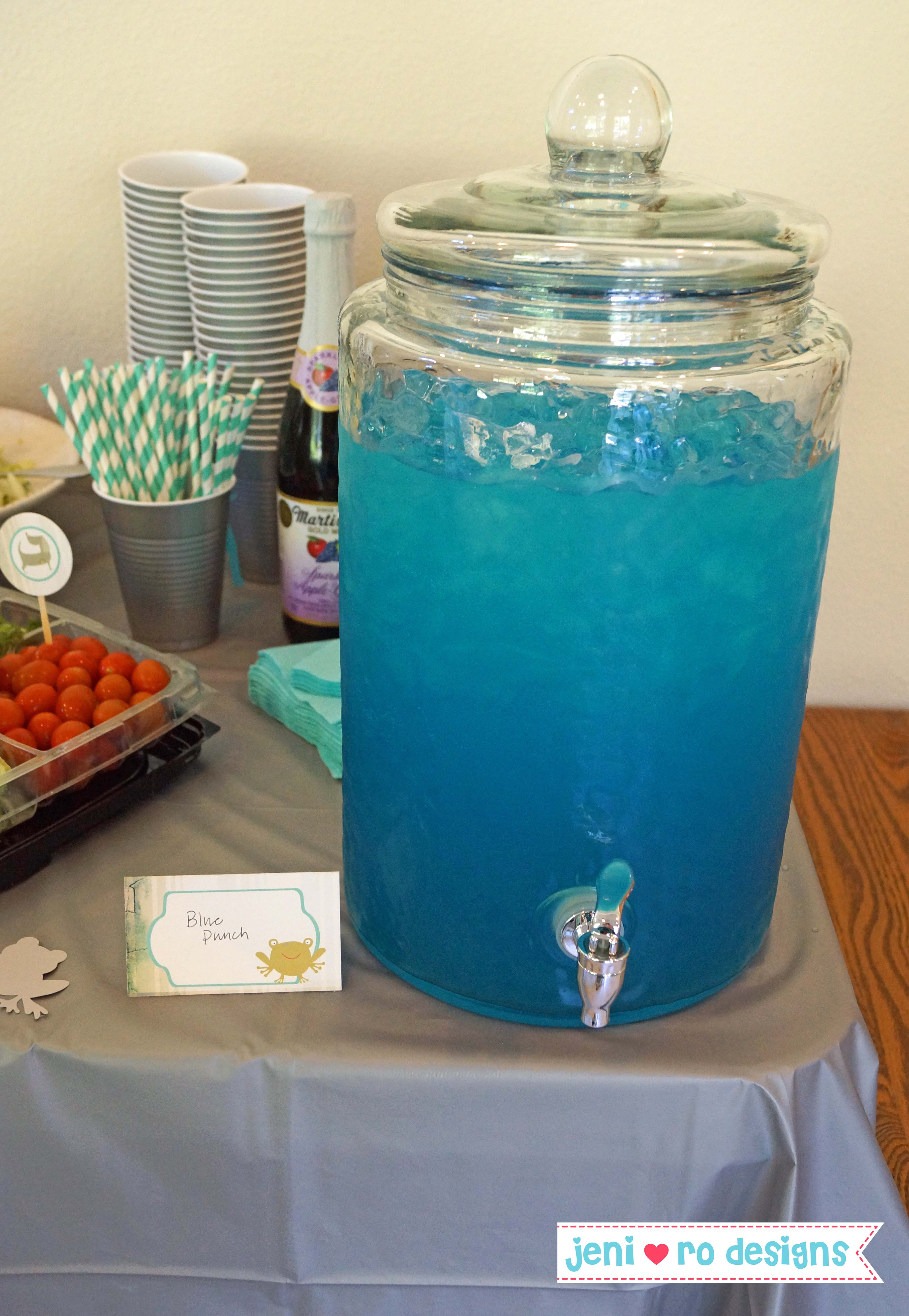 How To Make Blue Drinks For Baby Shower Baby Viewer