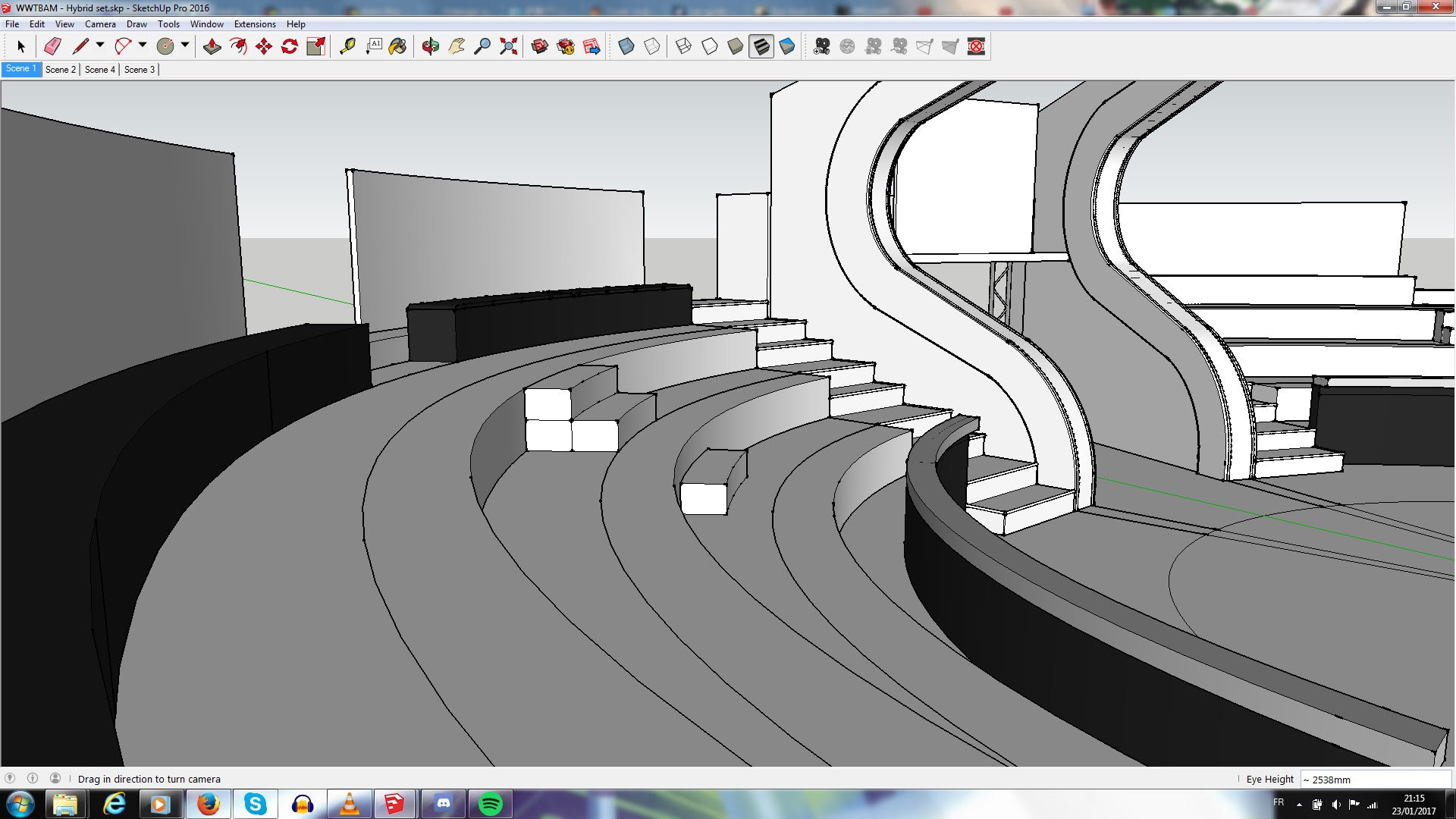 Hybrid set project (sketchup & c4d). Wwtbam Hybrid Set Project Sketchup C4d Millionaire Fans
