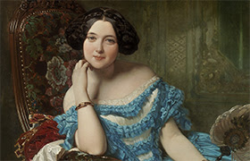 Amalia Llano y Dotres, condesa de Vilches. Federico de Madrazo. Museo del Prado. Cedida por Círculo Orellana.