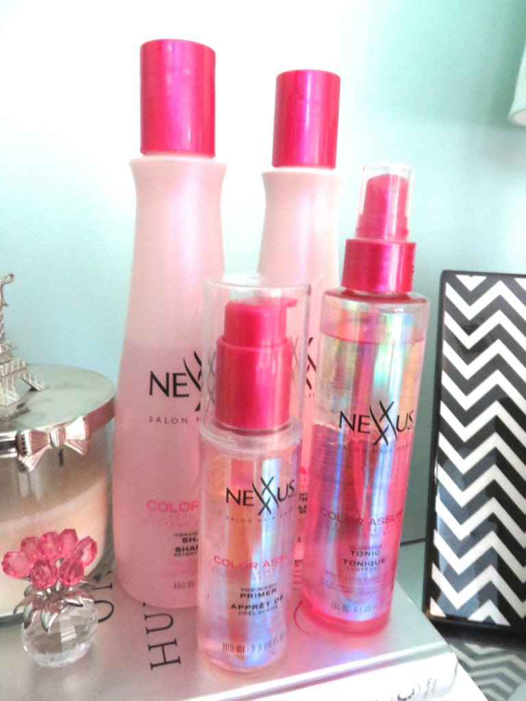Weightless oil infused system locks in color vibrancy. Nexxus Color Assure Pre Wash Primer Simply Stine