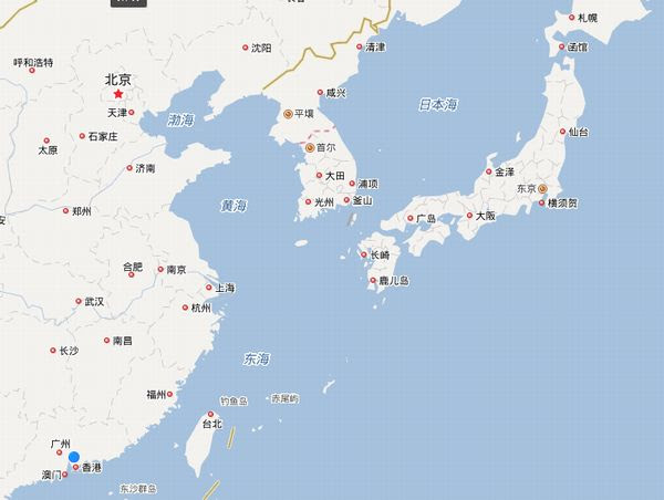 Jungle Maps Map Of Japan And Hong Kong