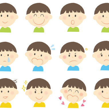 子ども 顔 イラスト 家のイラスト