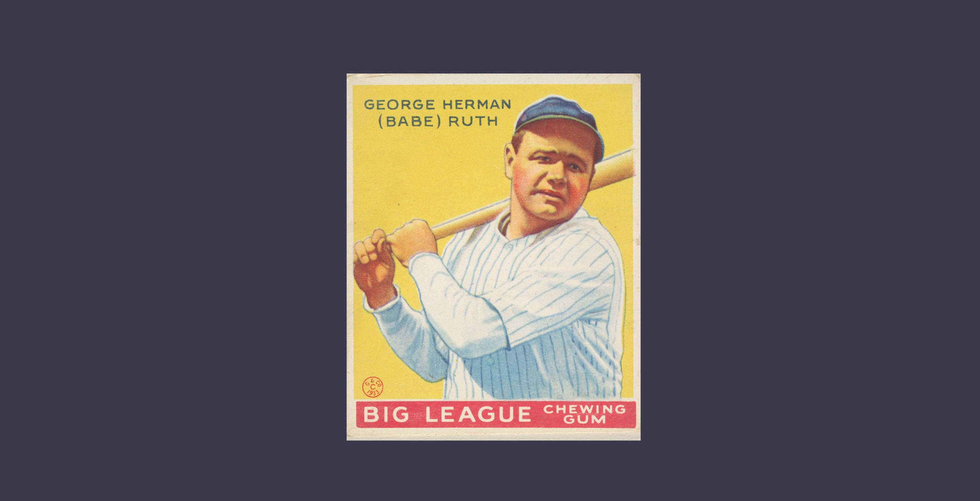 Cartões de beisebol da coleção de Jefferson R. Burdick