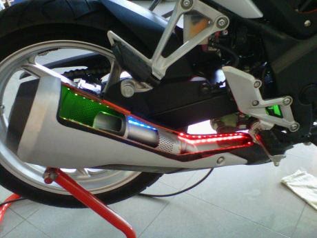 Ganti knalpot racing di cbr 250r tidak bisa disetting 