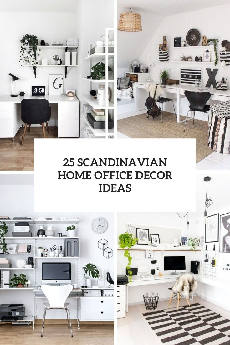 However, when you buy a scandinavian home, you can choose a package build service where an extensive portfolio of house designs provides the starting point for you to realise your dreams. 25 Scandinavian Home Office Decor Ideas Wohnidee By Woonio