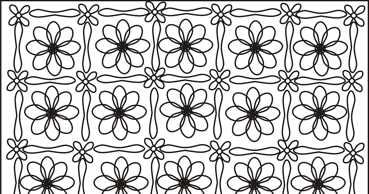 Contoh Batik Motif Geometris