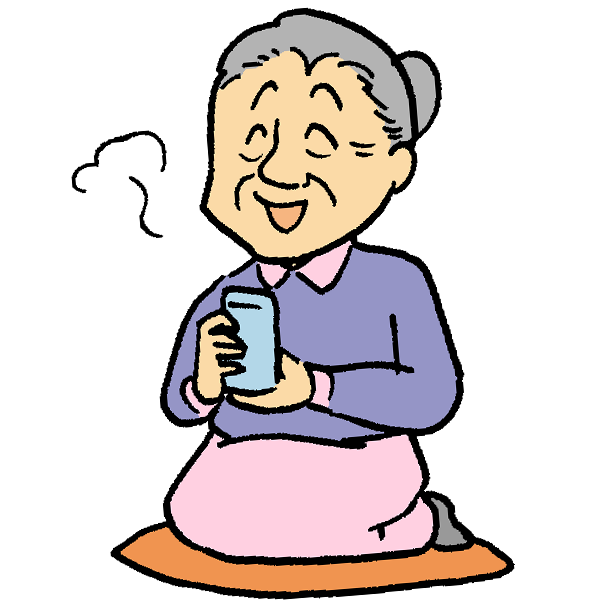 かわいい動物画像 これまでで最高のお茶を飲む 子ども イラスト