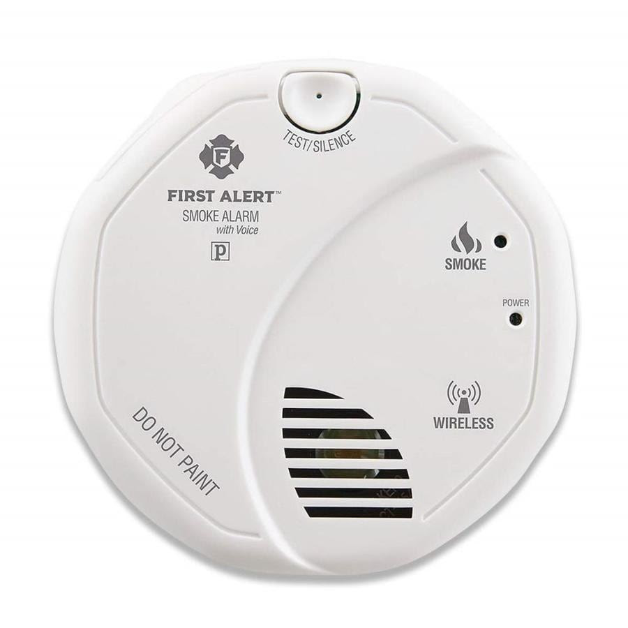 Forget all those low battery alarms that always seem to sound in the middle of the night. First Alert Battery Operated 3 Volt Photoelectric Sensor Smoke Detector In The Smoke Detectors Department At Lowes Com