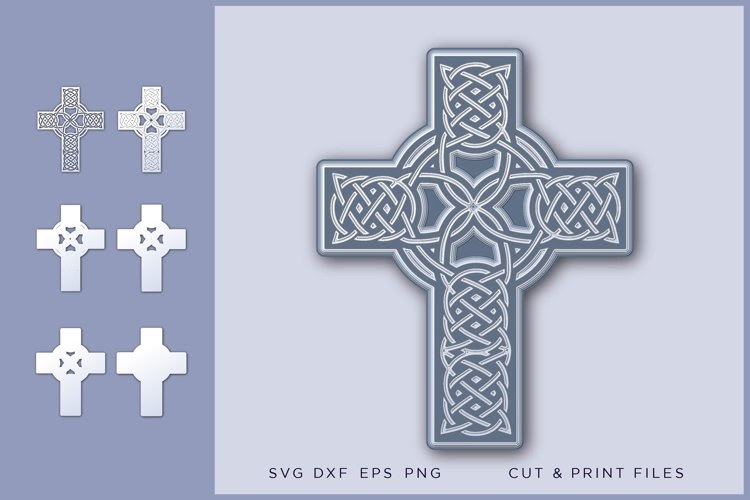 Download Layered Cross 3D Mandala Svg - Free Layered SVG Files