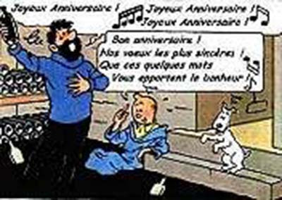 Carte Anniversaire Tintin Carte Lisaoycwilson Site