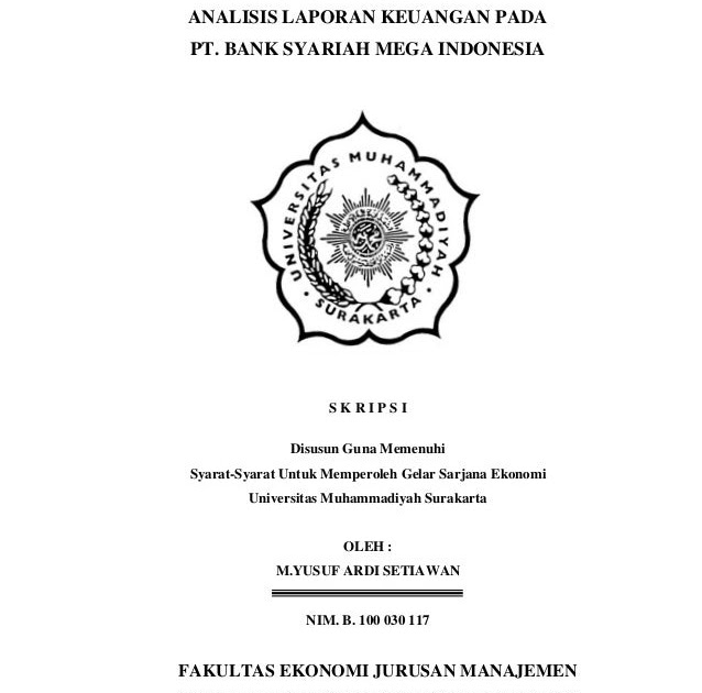Contoh Judul Skripsi Akuntansi Keuangan Perbankan - Fontoh