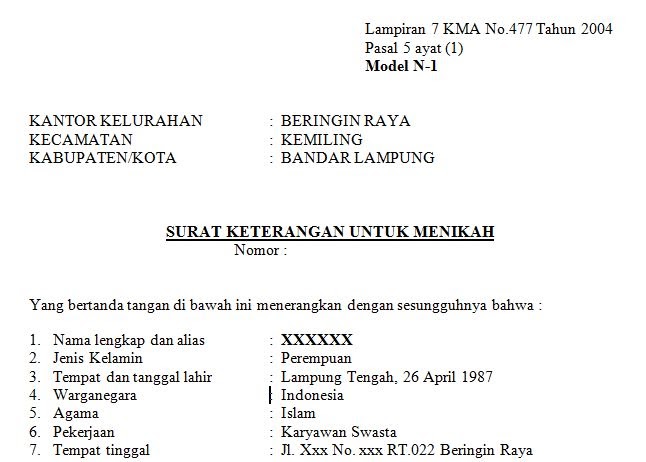 Contoh Surat Gugatan Perceraian Hukum Perdata - Contoh U