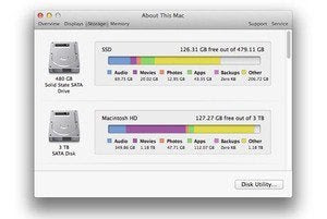 about mac storage