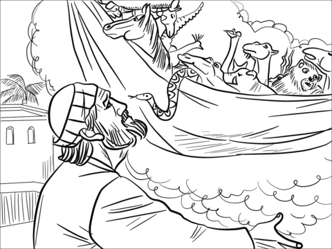 Coloring pages of animals printable dragonflyf705. Peter S Vision Of A Sheet With Animals Coloring Page Free Printable Coloring Pages