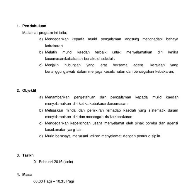 Contoh Kertas Kerja Jabatan Kerajaan - Rumamu di