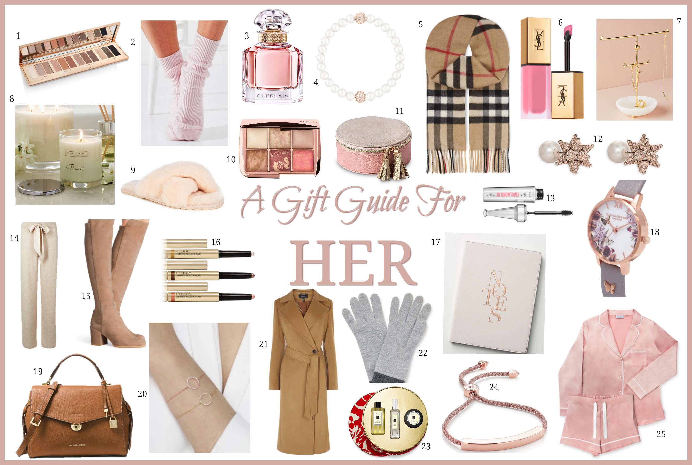 Need some gifts ideas for the women in your life? Christmas Gift Guide For Her Fashion Mumblr