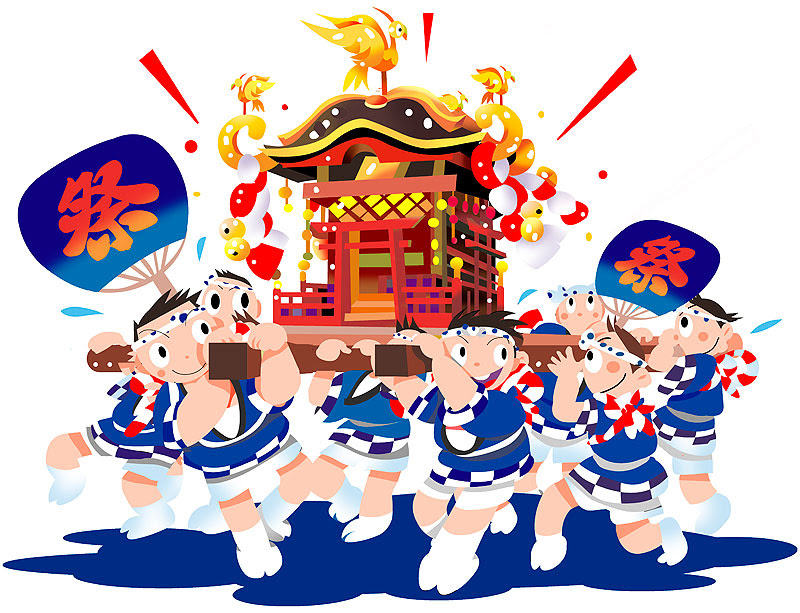 動物画像のすべて ロイヤリティフリー神輿 イラスト 無料