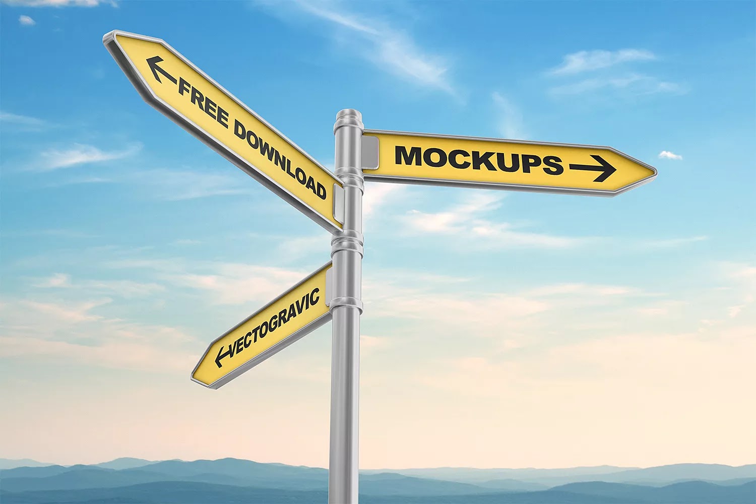 Download Download Plywood Wayfinding Mockup