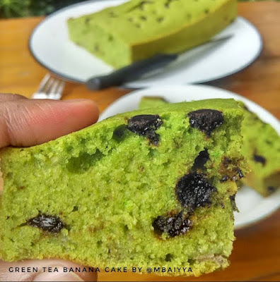 CARA MEMBUAT GREEN TEA BANANA CAKE Resep Masakan