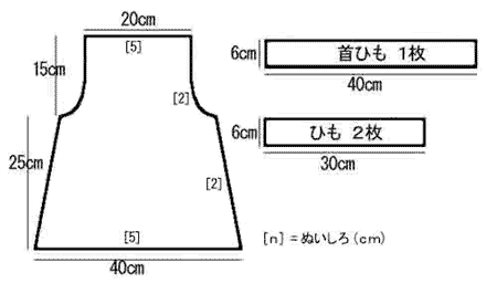 新鮮な子供 エプロン 型紙 140 かわいい子供たちの画像