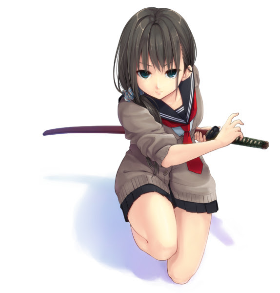 上女の子 刀 構える イラスト ただのディズニー画像