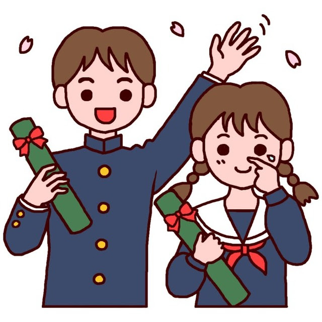 ベスト卒業 式 イラスト 中学校 スーパーイラストコレクション