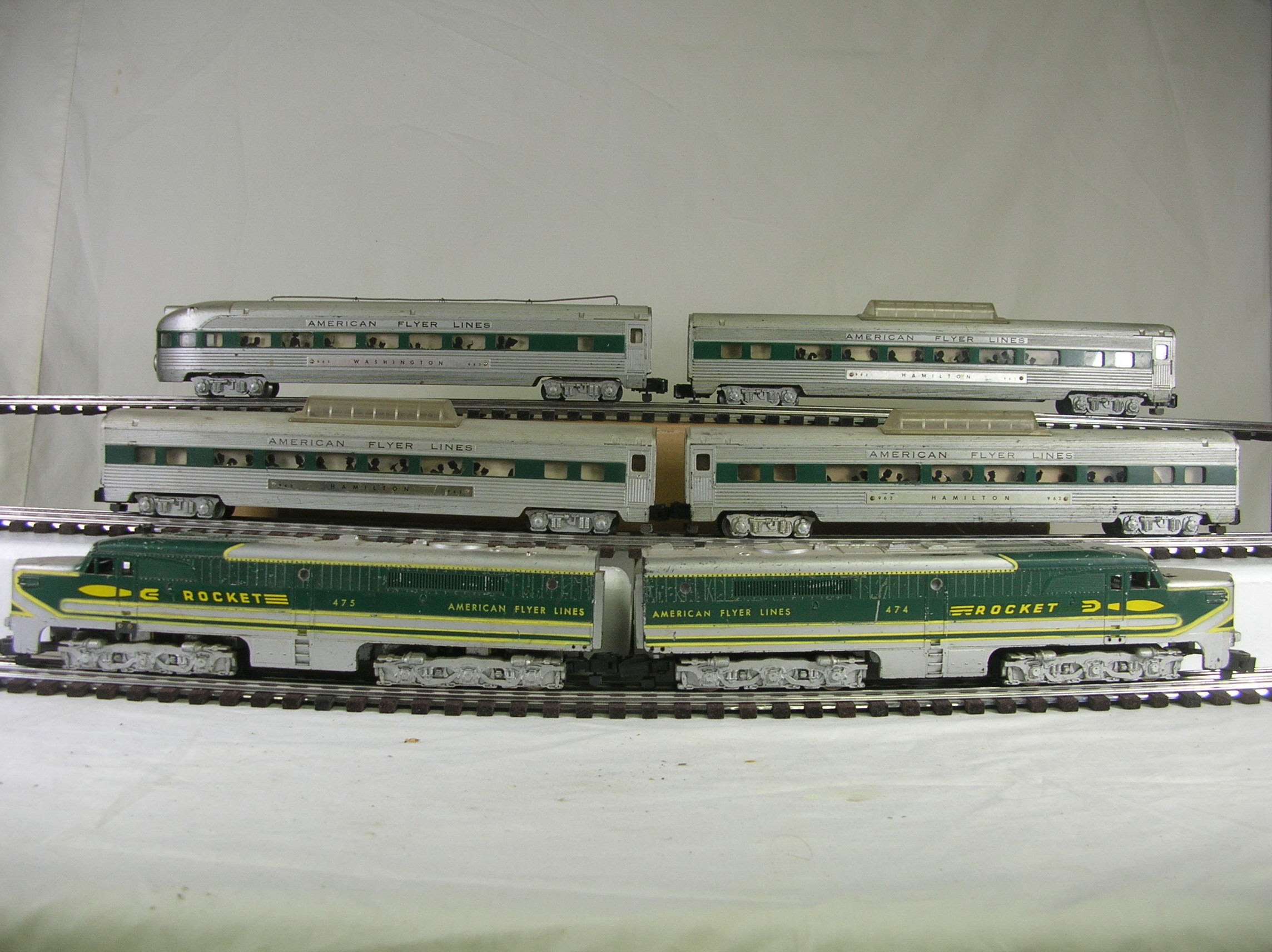 This is a great representation of the train from the movie. American Flyer Consignments