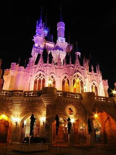 ディズニー画像ランド ラブリー待ち受け ディズニー 夜景 壁紙